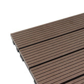 Low Maintenance DIY WPC Decking Tiles